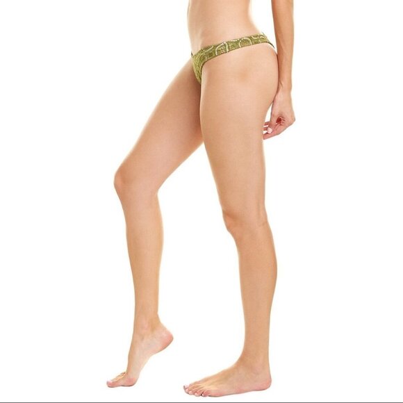 Risk Nostalgia Women’s Bikini Bottoms Cheeky Thong Nude Black Size XS - Picture 7 of 11